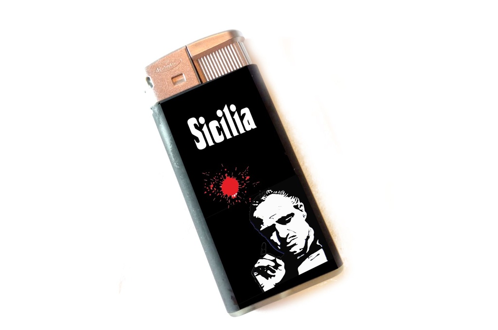 ACCENDINO ELETTRICO NERO MATT LARGE DA PERS 