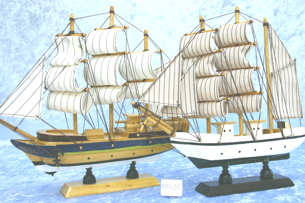 BARCHETTE LEGNO 9,5"- 24x24 -12 MOD.ASS. 