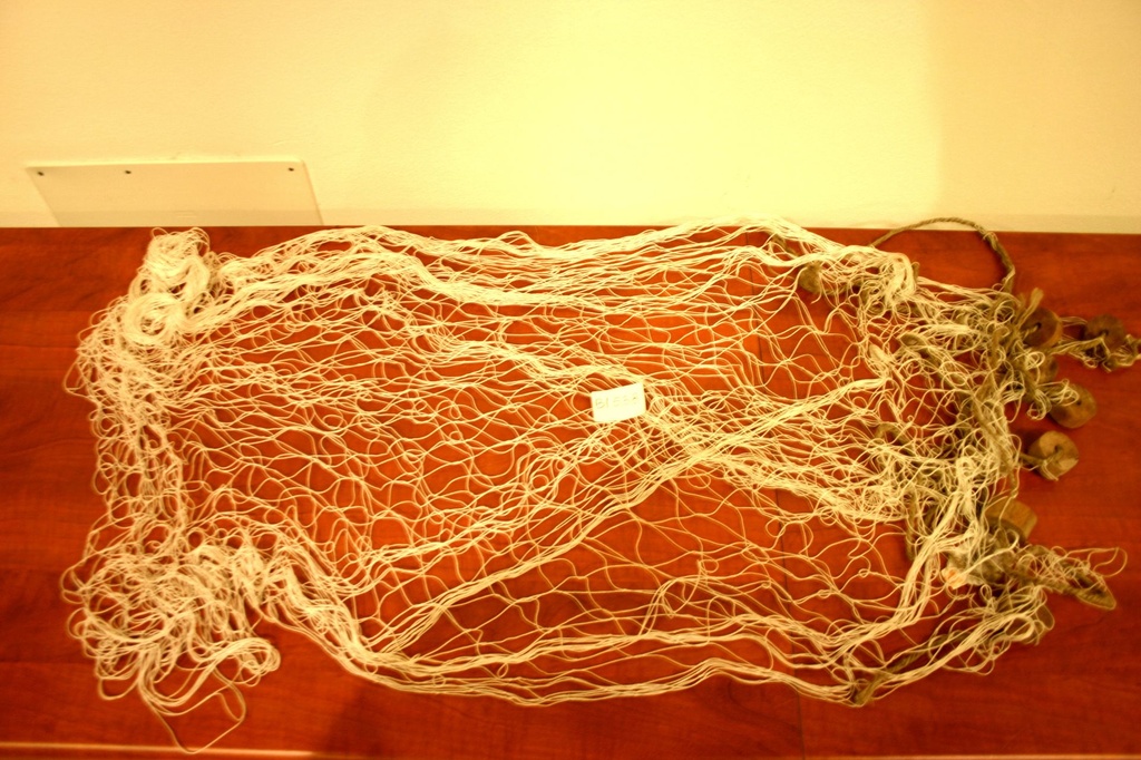 RETE PESCA BEIGE CM 120 X 250 C/GALLEGGIANTI 