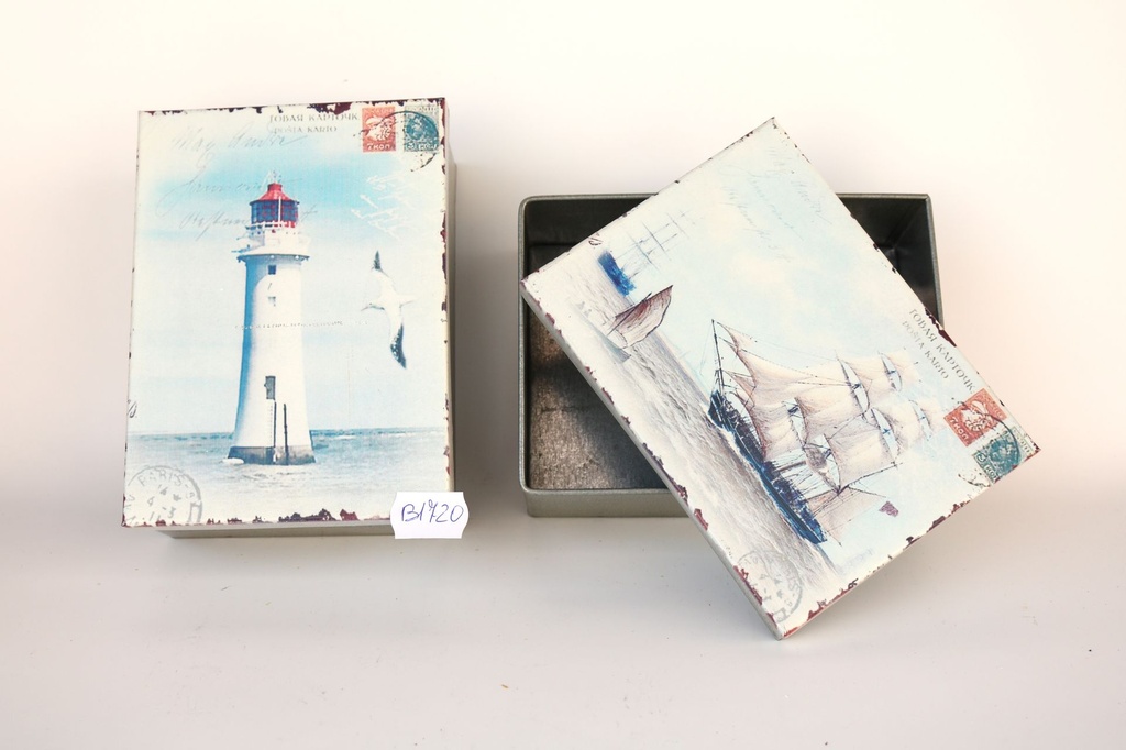 SCATOLA METALLO 14,5x14,5cm 