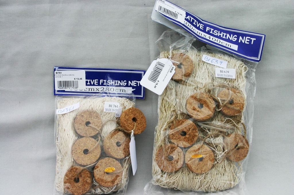 RETE PESCA 180x280cm C/GALLEGGIANTI 