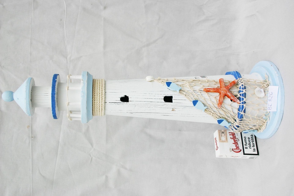 FARO LEGNO C/RETE E STELLA RESINA 52x16x16 