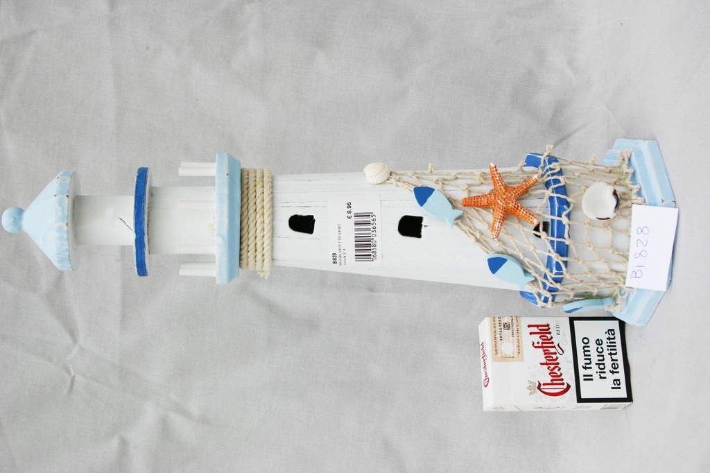 FARO LEGNO C/RETE E STELLA RESINA 39x12x12 