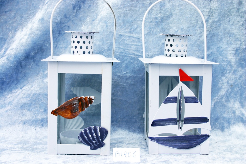 LANTERNA METALLO 4 MOD ASS 12*6.5*6.5 CM 