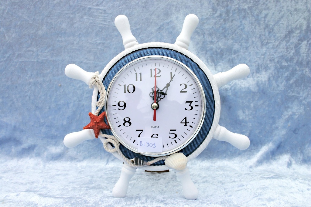 OROLOG LEGNO BIANCO/BLU TIMONE DA APP 2 MOD 18*19 