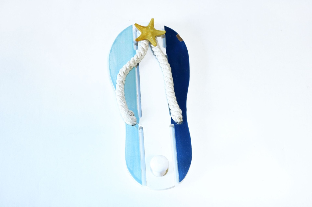 APPENDINO CIABATTA LEGNO E METALLO 20 CM 