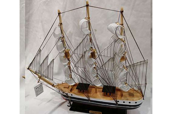 BARCA LEGNO 50*46*10 