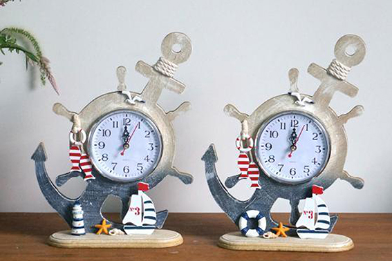 ANCORA LEGNO CON OROLOGIO 