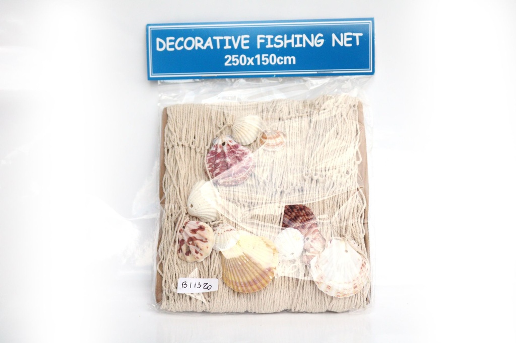RETE CORDA C/CONCHIGLIE CM 250*150 