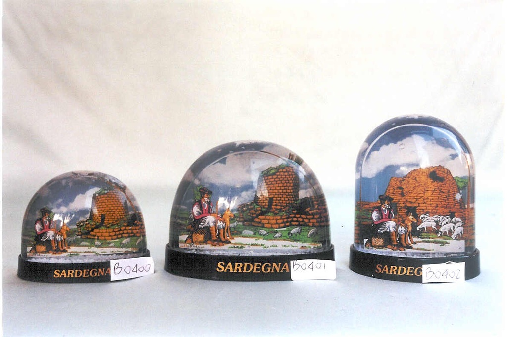 BOLLA NEVE CUPOLA SARDEGNA - PASTORE 9x7 