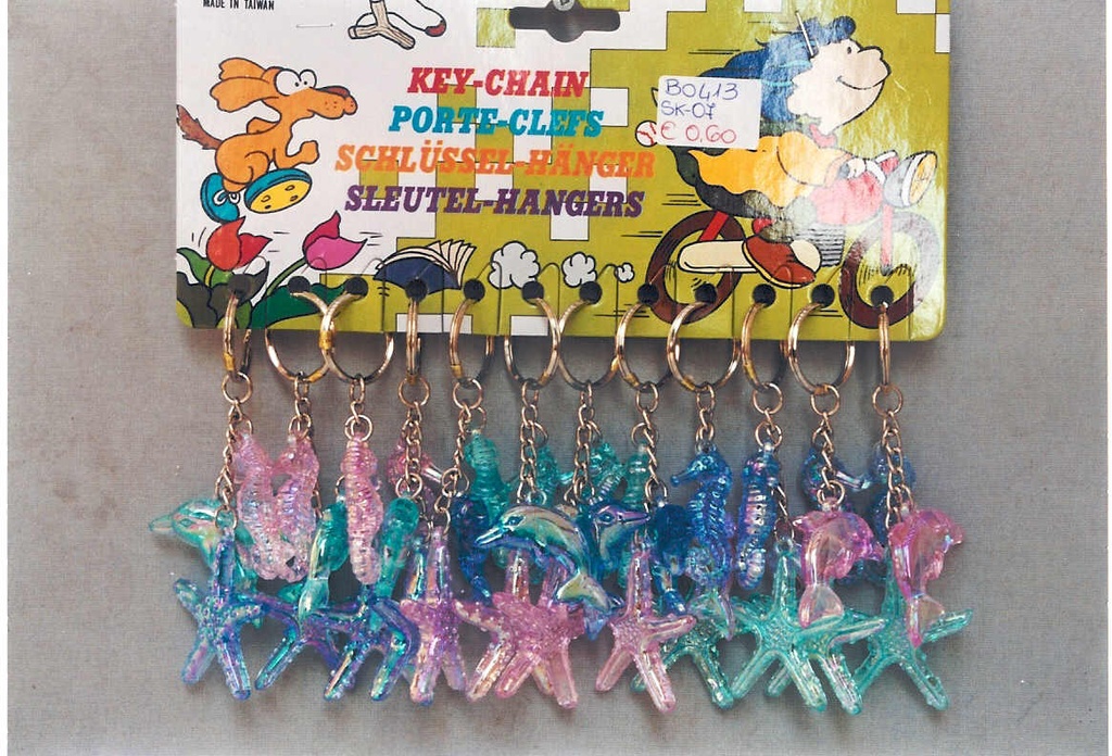 PORTACHIAVI PLAST.3 SOG.MARINI PERL.cm11 