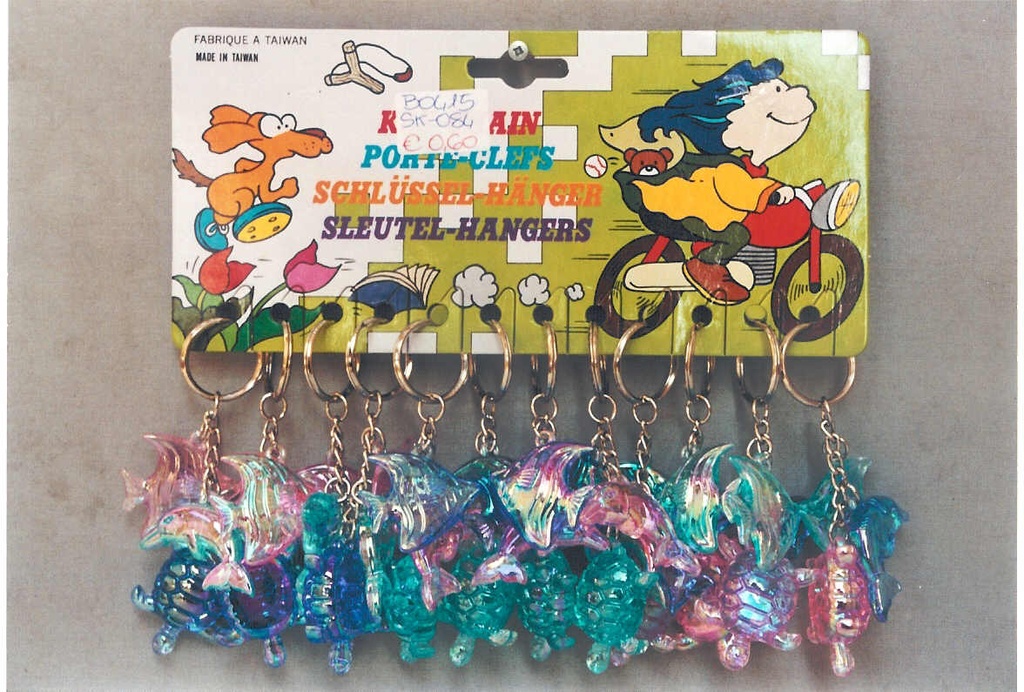 PORTACHIAVI PLAST.3 SOG.MARINI PERL.cm10 