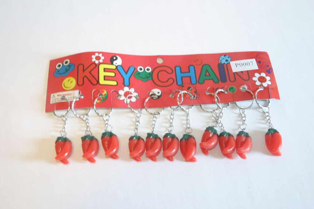 PORTACHIAVI PLASTICA DOPPIO PEPERONCINO 