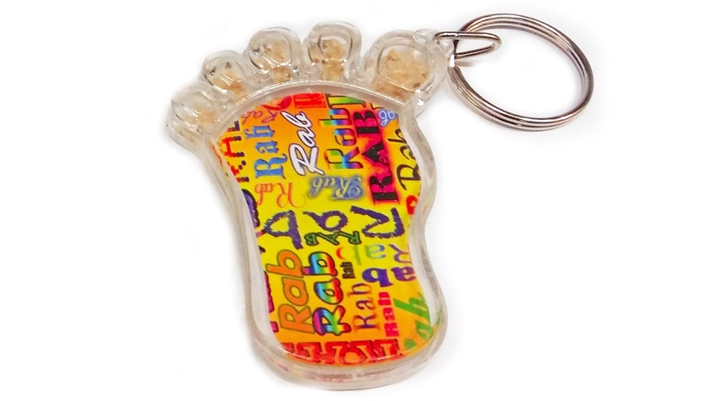 PORTACHIAVI PLASTICA PIEDE MULTISCRITTA BIBIONE 