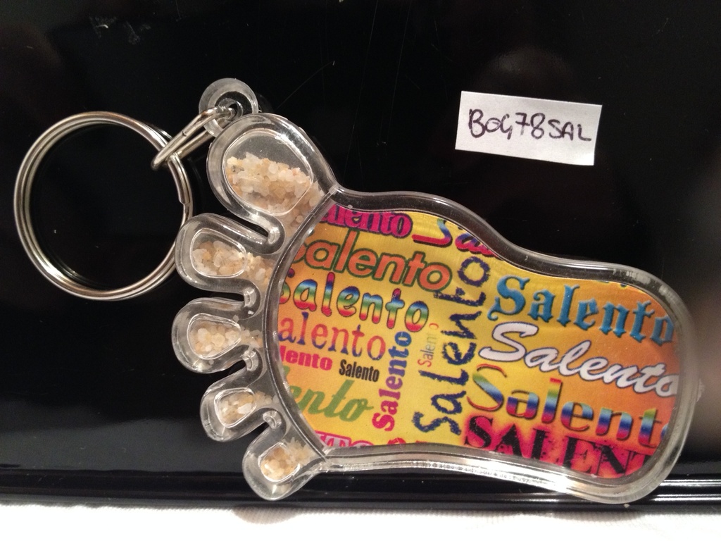 PORTACHIAVI PLASTICA PIEDE MULTISCRITTA SALENTO 