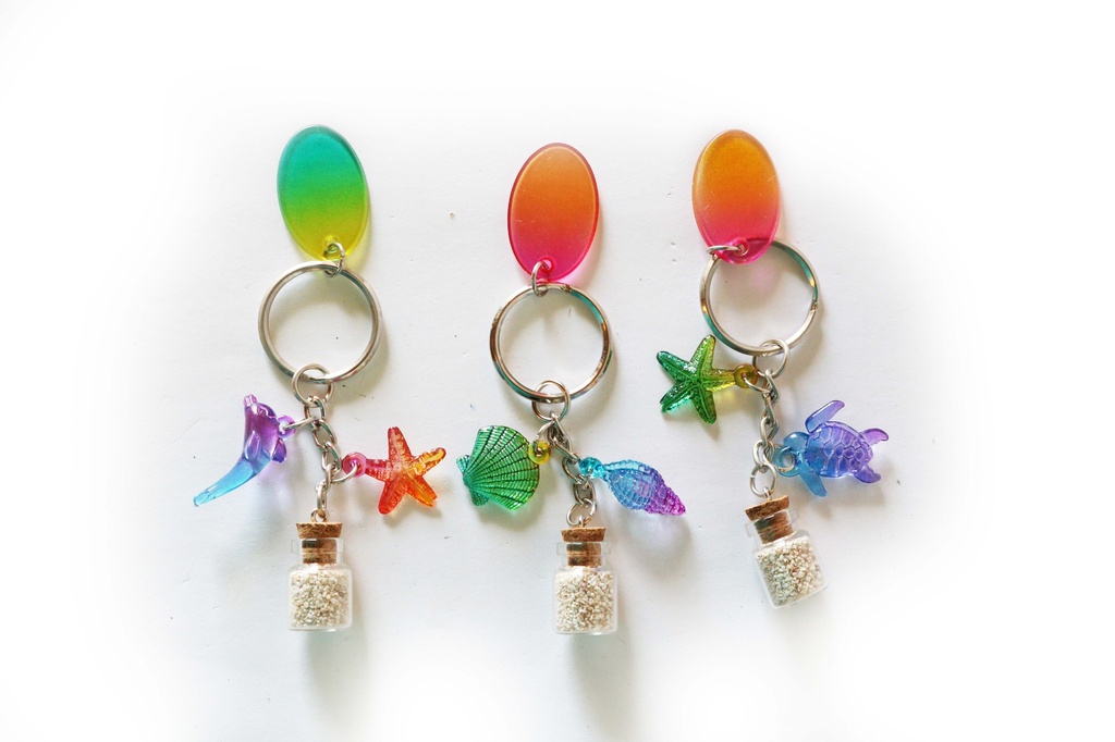 PORTACH C/BOTT VETR E SABBIA C/3 PEN STELLA/TARTA 