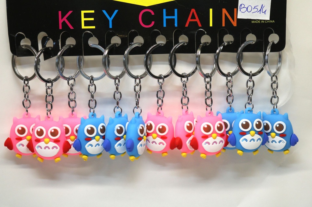 PORTACHIAVE GOMMA GUFO COL ASS 