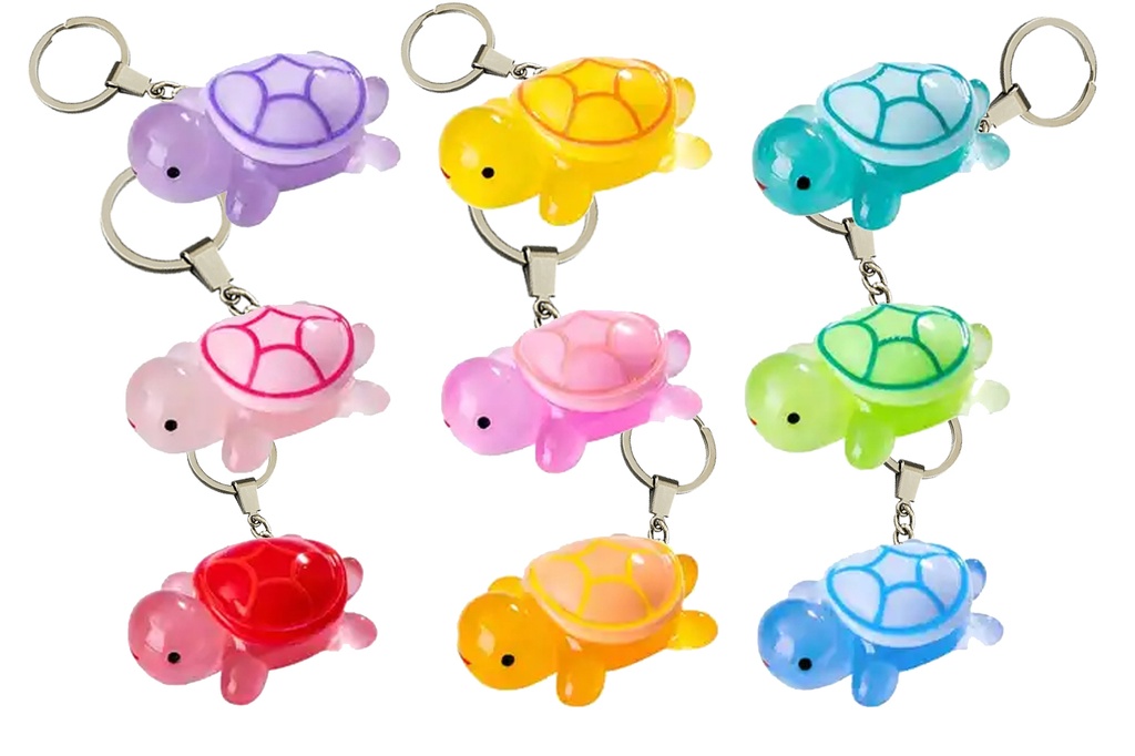 PORTACHIAVE TARTARUGA PLASTICA CONF. 12 PZ.