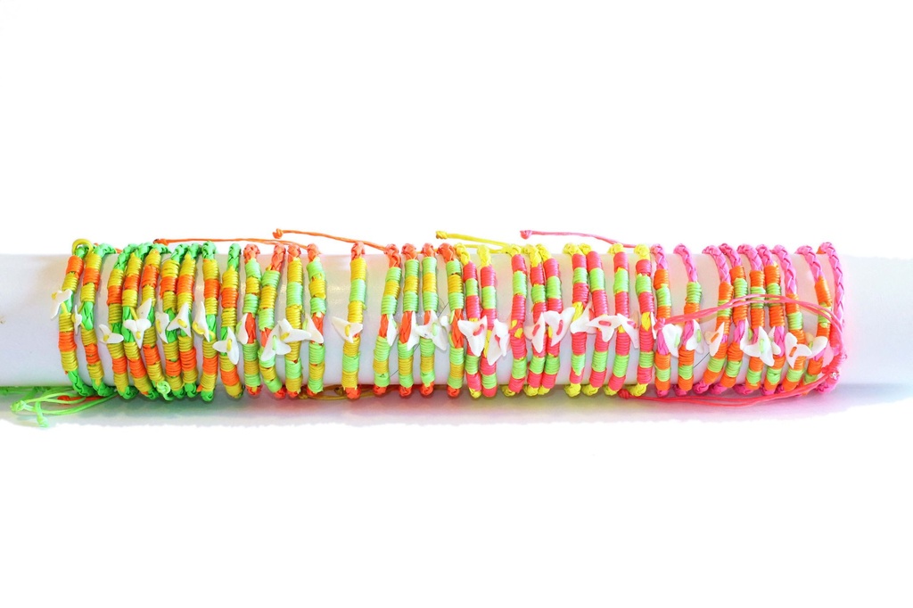 BRACCIALE ECOPELLE  COL.FLUO. 