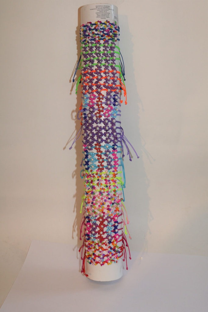 BRACCIALE TUBO PERLINE 