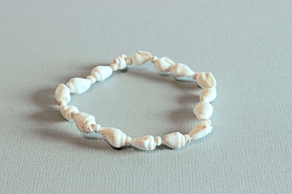 BRACCIALE  CONCHIGLIA /COCCO BIANCO 