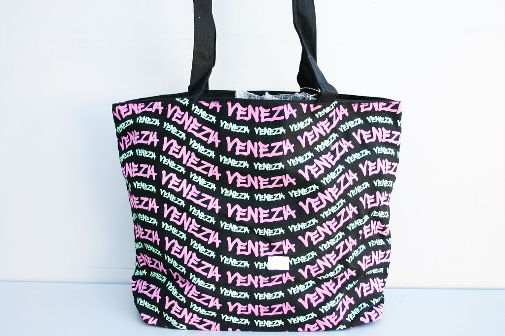 BORSA TESSUTO MULTISCRITTE VENEZIA 3 COL ASS 