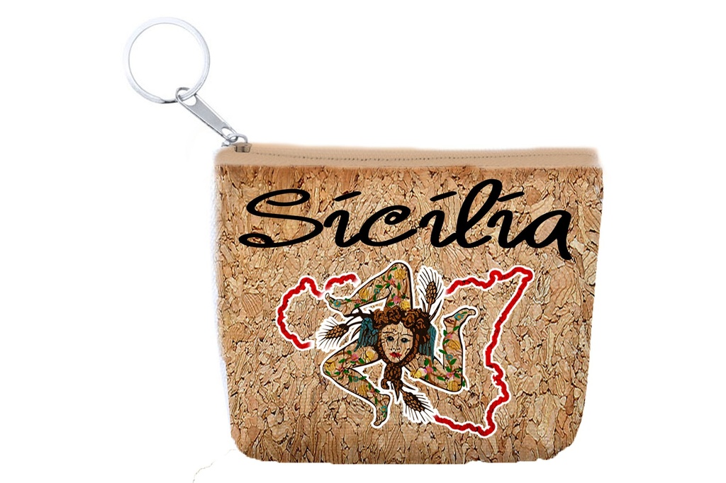 PORTAMONETE SUGHERO 11*8 CM CON ZIP DA PERS 