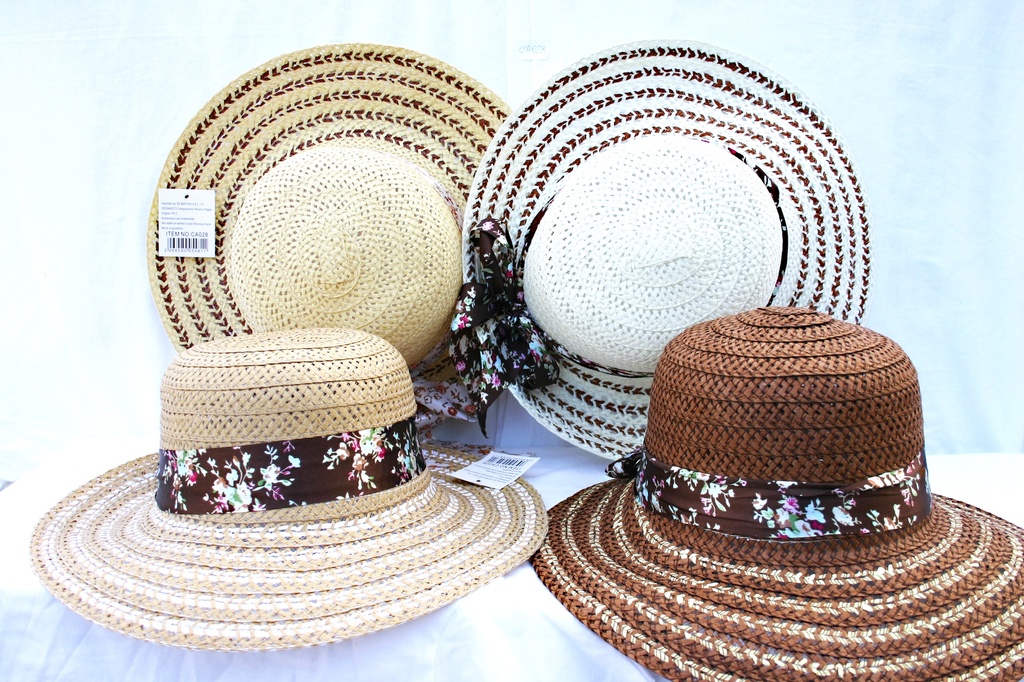 CAPPELLO PAGLIA DONNA TESA CORTA 6 COL ASS 