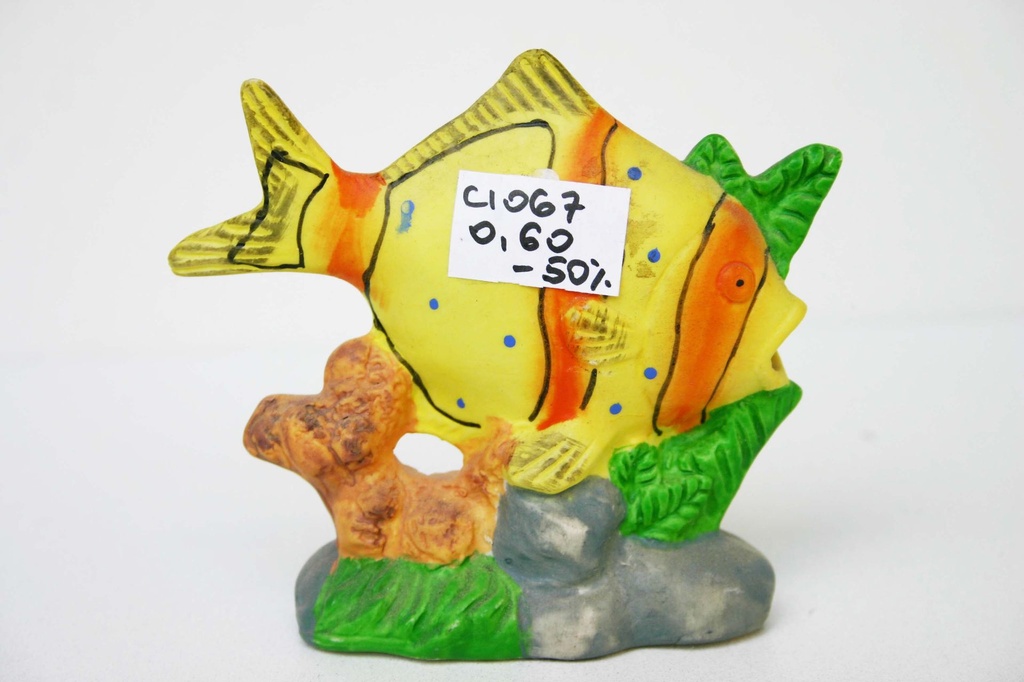 PESCE CERAMICA OPACA 4 MOD. E COL.ASS. 