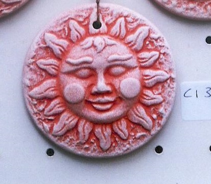 PIATTO CERAMICA SOLE NATURALE DIAM 7 