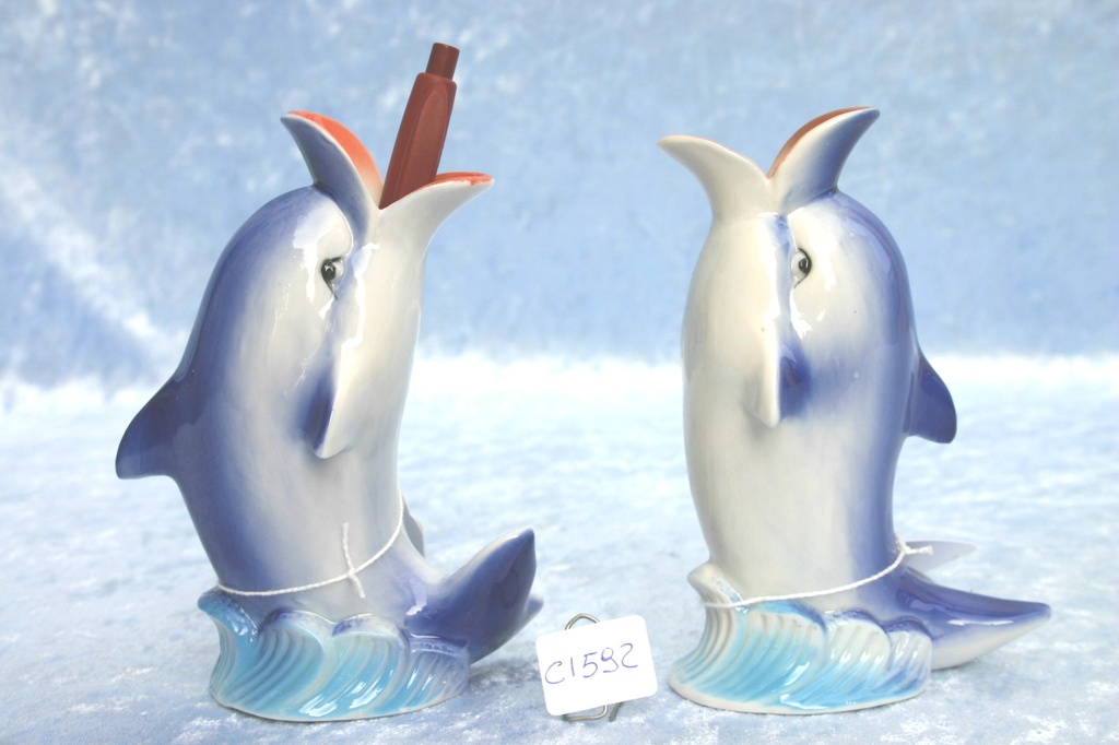 DELFINI CERAMICA PORTAPENNE 2 MOD 8pz/cf 