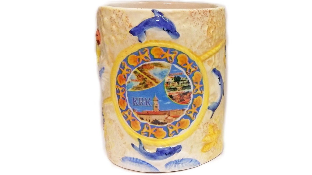 TAZZA CERAMICA c/DECALCO KRK 