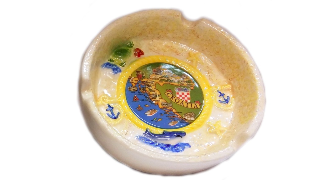 POSACENERE CERAMICA c/DECALCO CROATIA 
