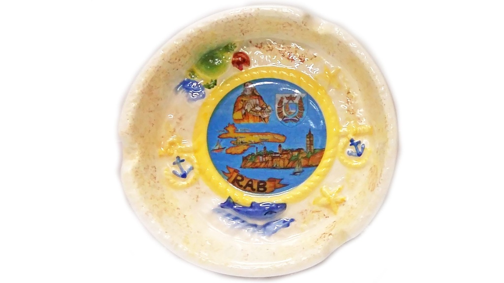 POSACENERE CERAMICA c/DECALCO RAB 