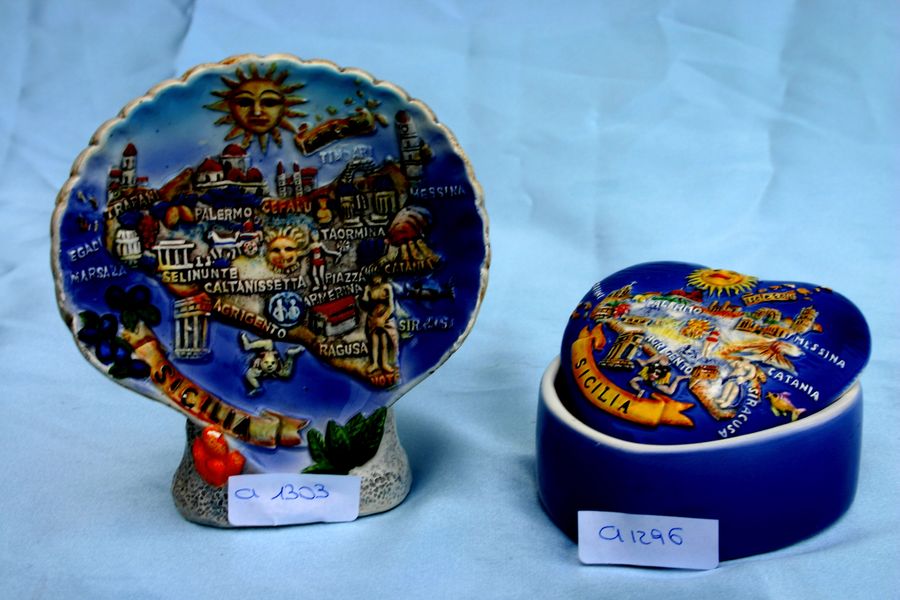 SCATOLA CERAMICA SICILIA 