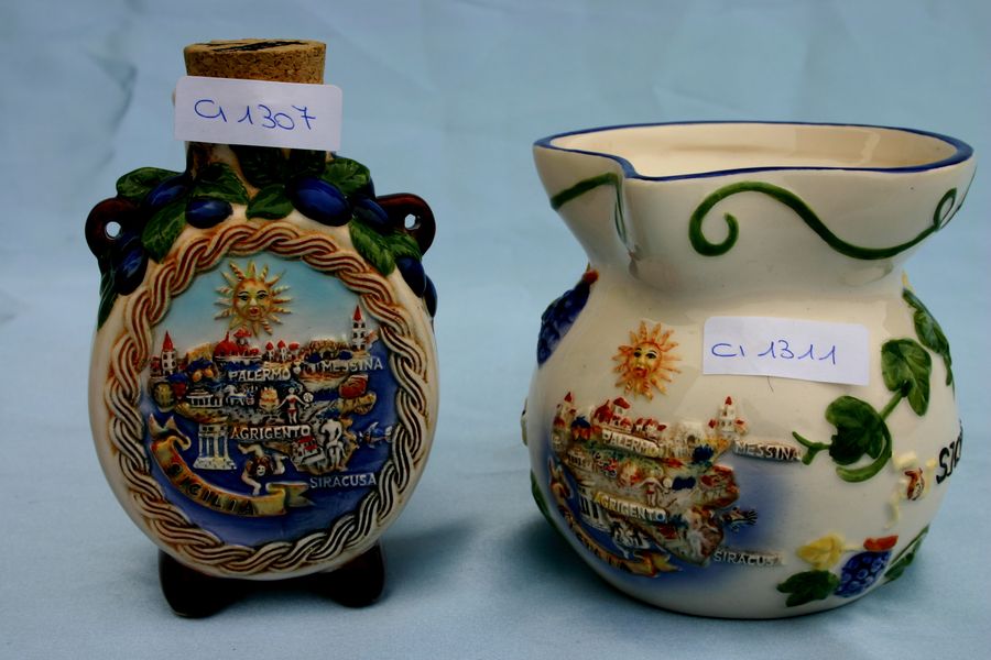 CARAFFA CERAMICA SICILIA 
