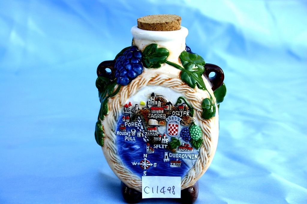 BORRACCIA CERAMICA CROATIA MAPPA 
