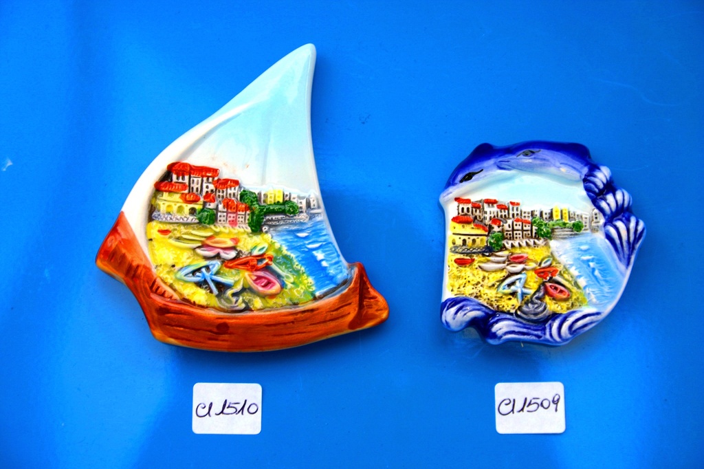 MAGNETE CERAMICA BARCA C/VEDUTA 