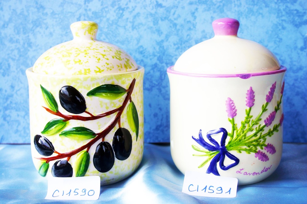 ZUCCHERIERA CERAMICA LAVANDA 