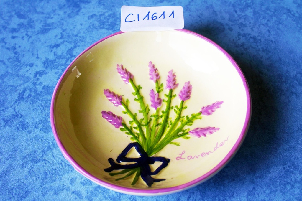 PIATTO CERAMICA DIAM 10,5cm LAVANDA 