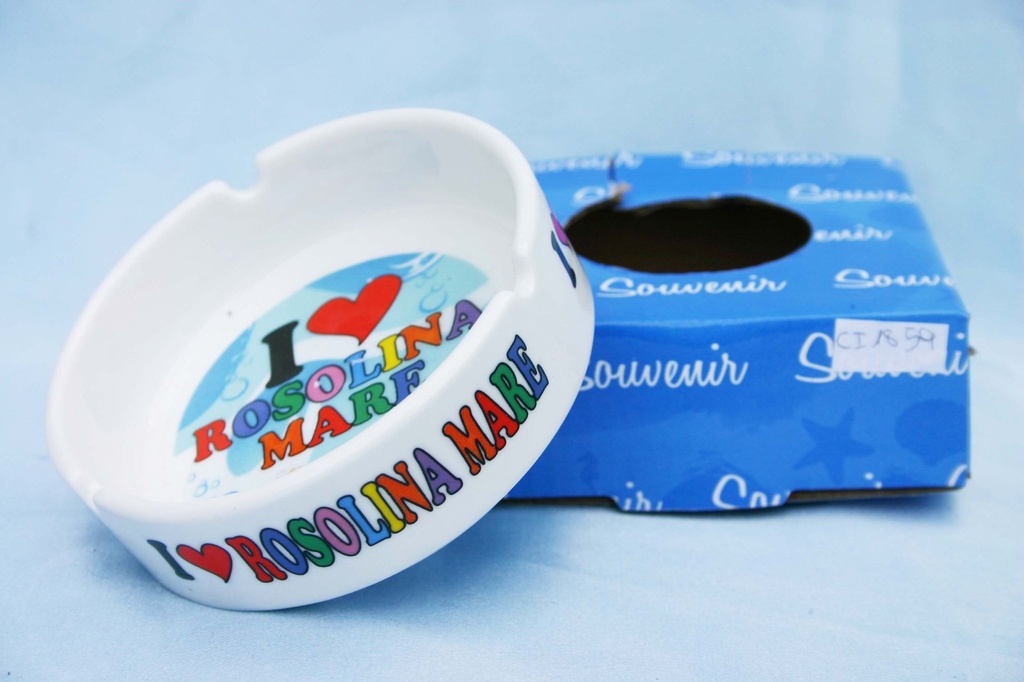 POSACENERE CERAMICA ROSOLINA MARE C/SCATOLA 