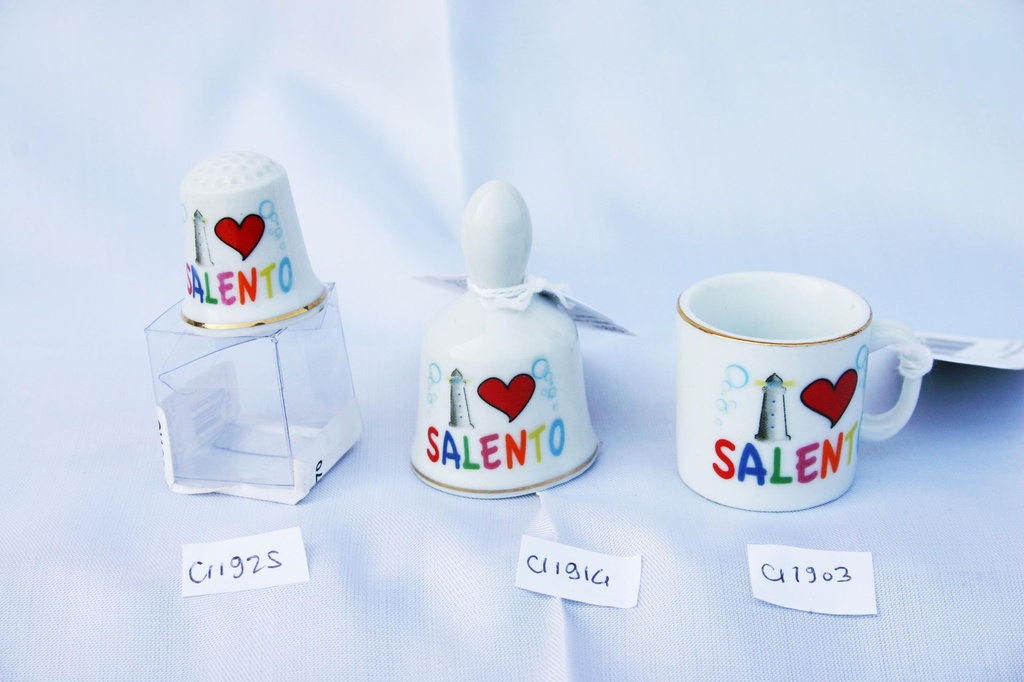 CAMPANELLA CERAMICA I LOVE SALENTO 