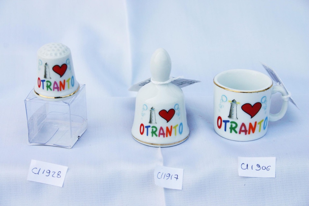 CAMPANELLA CERAMICA I LOVE OTRANTO 