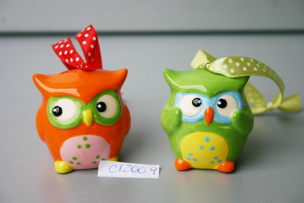 GUFO CERAMICA C/NASTRINO 4 COL ASS 