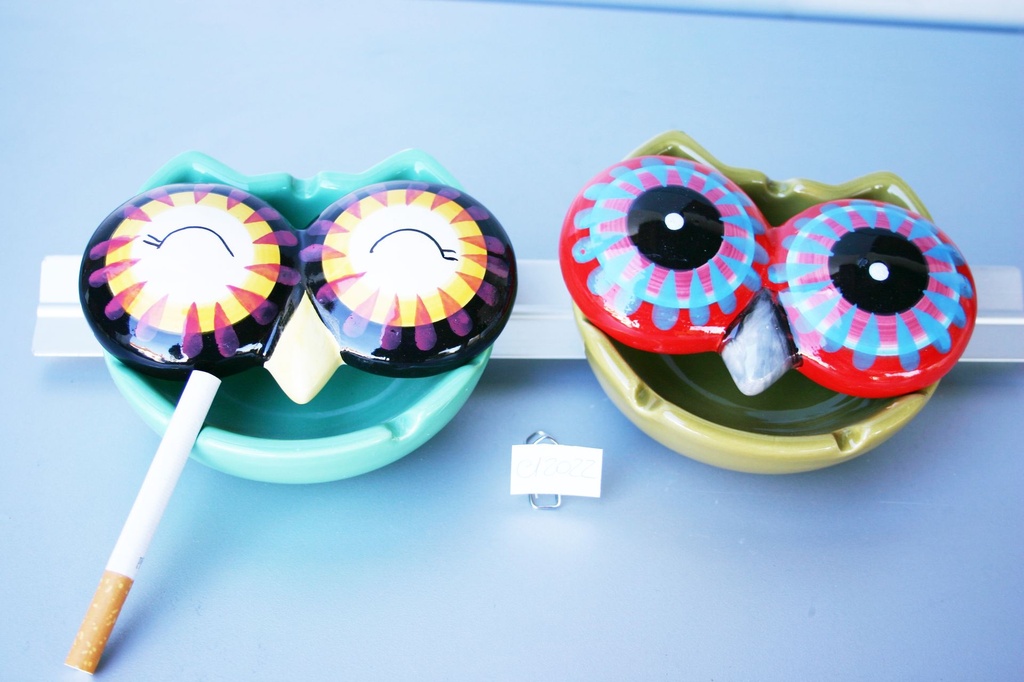 POSACENERE CERAMICA GUFO 4 COL ASS 