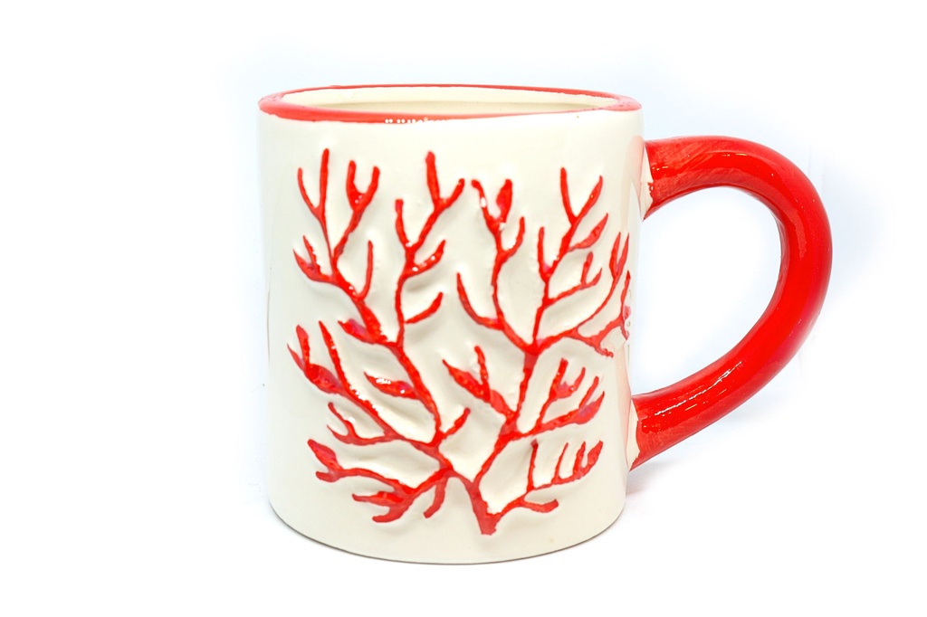 TAZZA CERAMICA CORALLO 