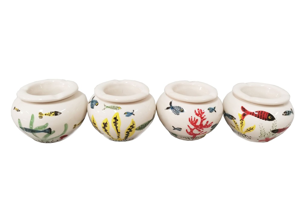 POSACENERE CERAMICA ANTIVENTO DEC MARINI 