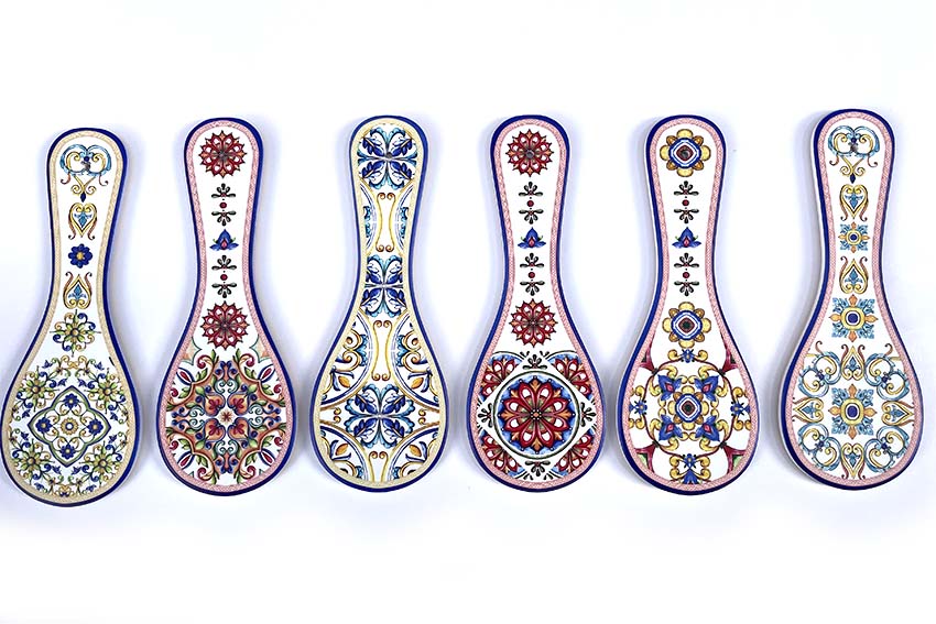 POGGIAMESTOLO CERAMICA MAIOLICHE 6 ASS 