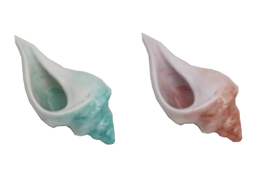 CONCHIGLIA CERAMICA 9.2*5*4.5 CM 2 COL ASS