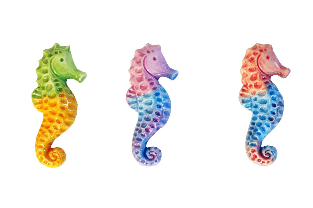 MAGNETE CERAMICA CAVALLUCCIO MARINO 8*4.5 CM 